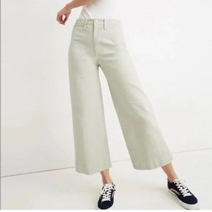 Madewell Emmet wide leg cropped pants